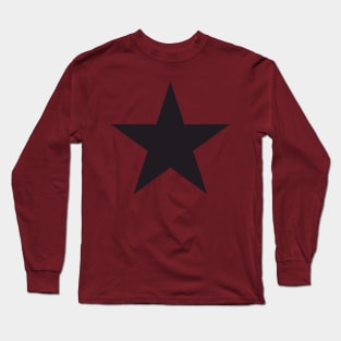 Black Tactical five-pointed star Long Sleeve T-Shirt